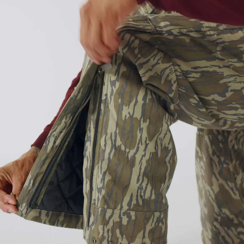 Rugged Flex® Duck Insulated Camo Bib Overall - 3 Warmest Rating