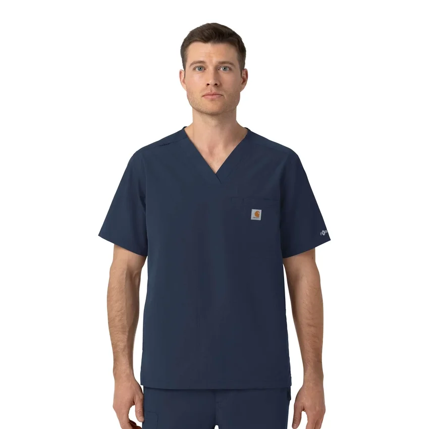 Rugged Flex Fld Ripstop V-Neck Scrub Top