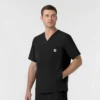 Rugged Flex Fld Ripstop V-Neck Scrub Top