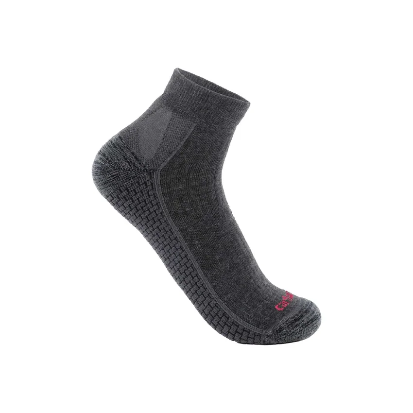 Women's Carhartt Force® Grid Midweight Merino Wool Blend Quarter Sock