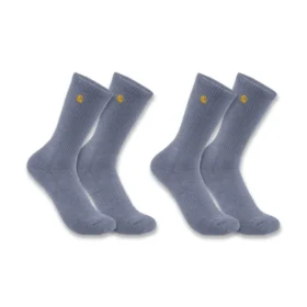Women's Carhartt Force® Midweight Crew Sock 2-Pack