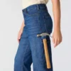 Women's Carpenter Mid-Rise Stretch Work Jeans