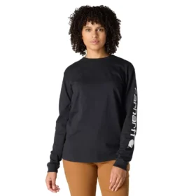 Women's Dearborn Loose Fit Heavyweight Long Sleeve Logo T-Shirt