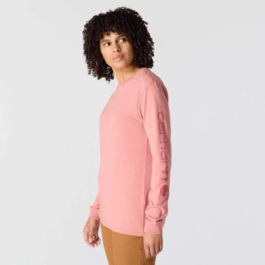 Women's Dearborn Loose Fit Heavyweight Long Sleeve Logo T-Shirt