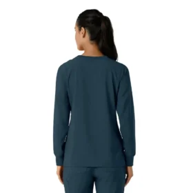 Women’s Force Cross-Flex Crew Neck Long Sleeve Scrub Top
