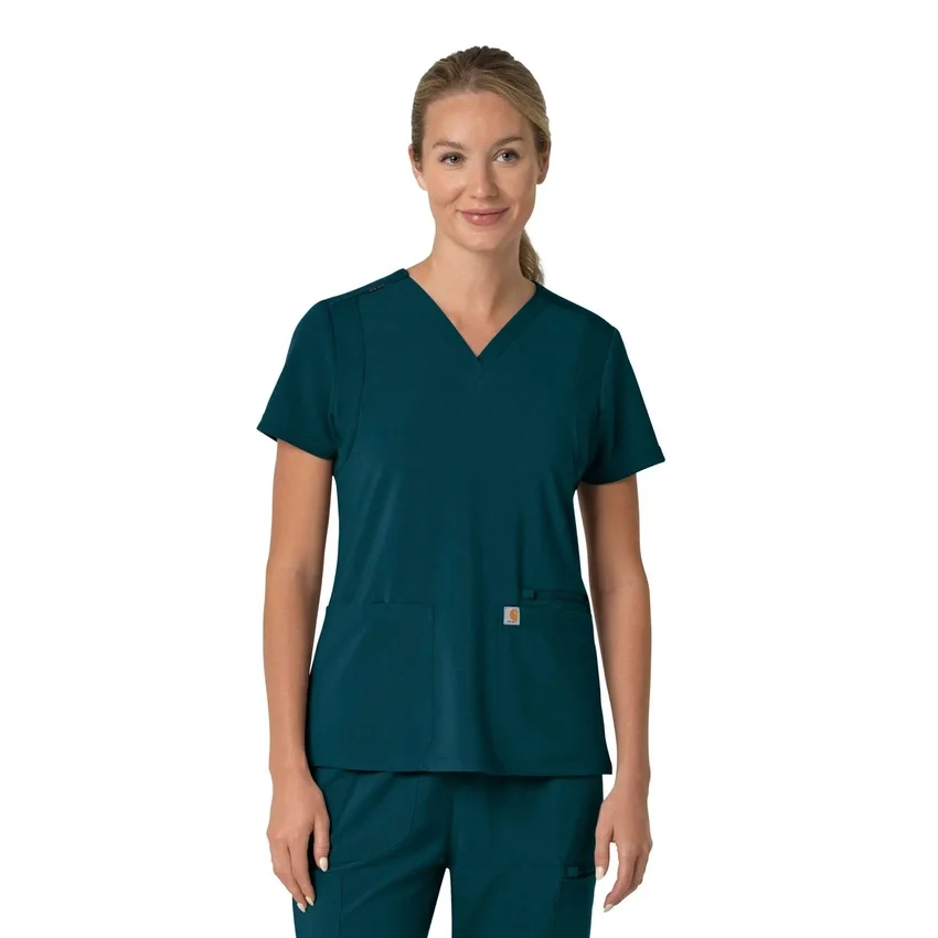 Women's Force Cross-Flex Flex Panel V-Neck Scrub Top