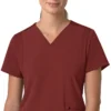 Women's Force Cross-Flex Flex Panel V-Neck Scrub Top