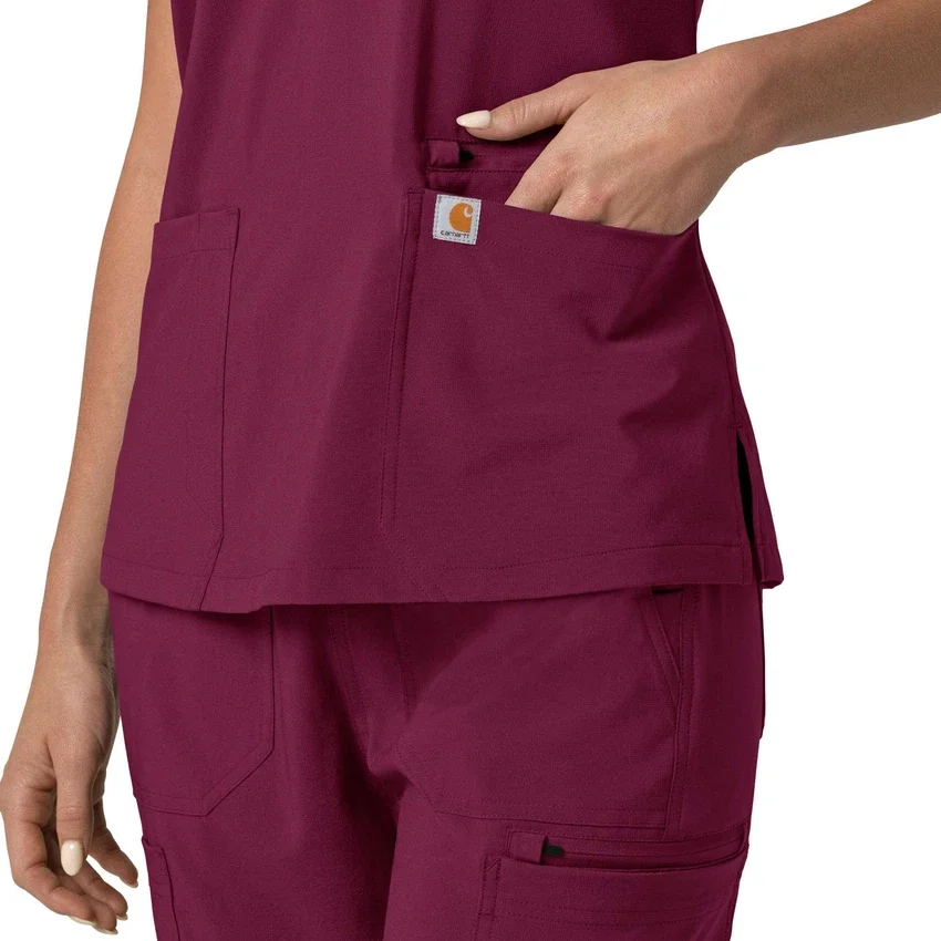 Women's Force Cross-Flex Flex Panel V-Neck Scrub Top