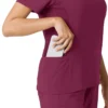 Women's Force Cross-Flex Knit Panel Scrub Top