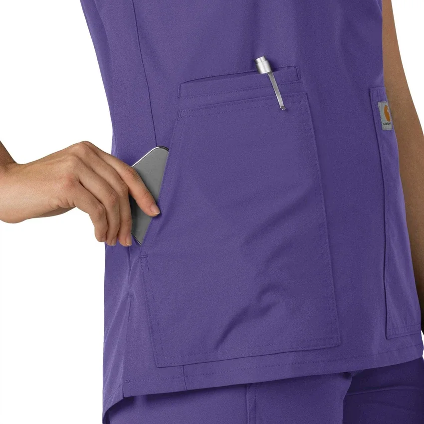 Women's Force Essentials Notch Neck Tunic Scrub Top