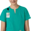 Women's Force Essentials Notch Neck Tunic Scrub Top