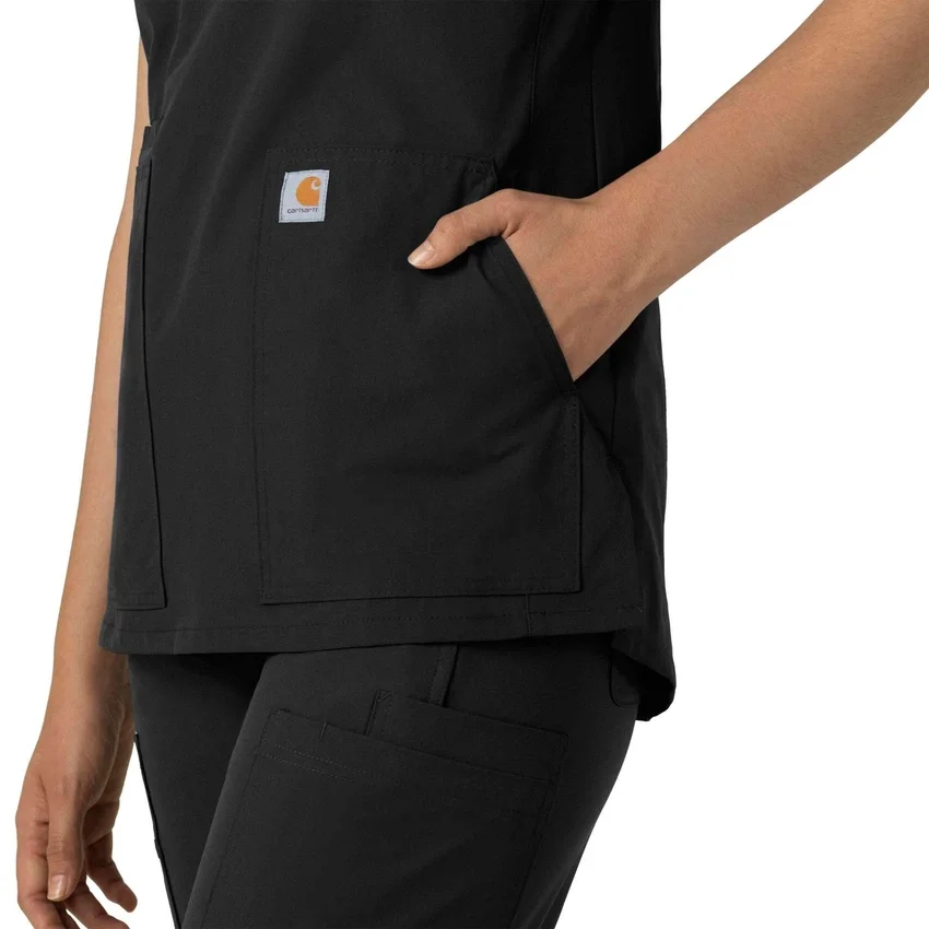 Women's Force Essentials Notch Neck Tunic Scrub Top