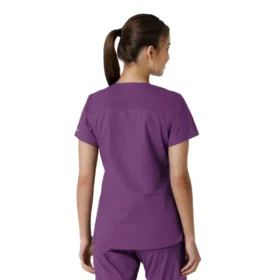 Women’s Force Essentials V-Neck Knit Panel Scrub Top