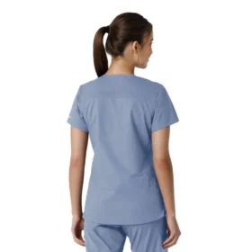 Women’s Force Essentials V-Neck Knit Panel Scrub Top