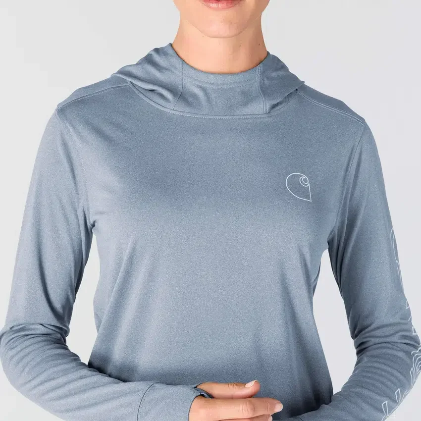 Women's Force Sun Defender Upf 50+ Moisture Wicking Hoodie - Sun Protection Hoodies