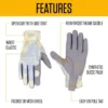 Women's High Dexterity Open Cuff Glove