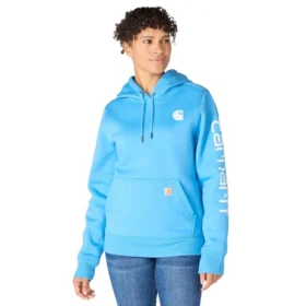 Women's Iconic Clarksburg Relaxed Fit Fleece Lined Logo Hoodie
