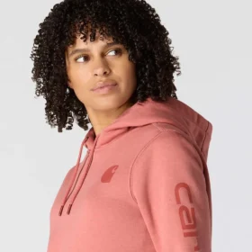 Women’s Iconic Clarksburg Relaxed Fit Fleece Lined Logo Hoodie