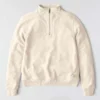 Women's Lightweight Tencel Half-Zip Pullover Sweatshirt