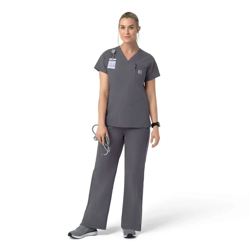 Women's Rugged Flex Fld V-Neck Scrub Top