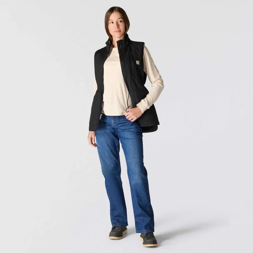 Women's Sherpa-Lined Insulated Water Resistant Vest - Rain Defender Vest