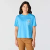 Women's Tencel Loose Fit Lightweight Floral Graphic T-Shirt