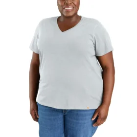 Women’s Tencel Relaxed Fit Lightweight Breathable V-Neck T-Shirt