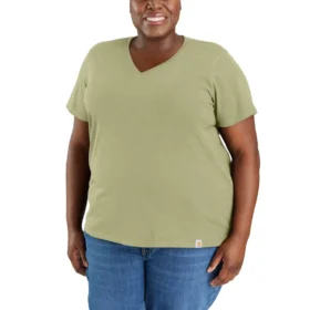 Women’s Tencel Relaxed Fit Lightweight Breathable V-Neck T-Shirt