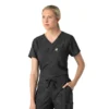 Women's Tuck-In Print Scrub Top